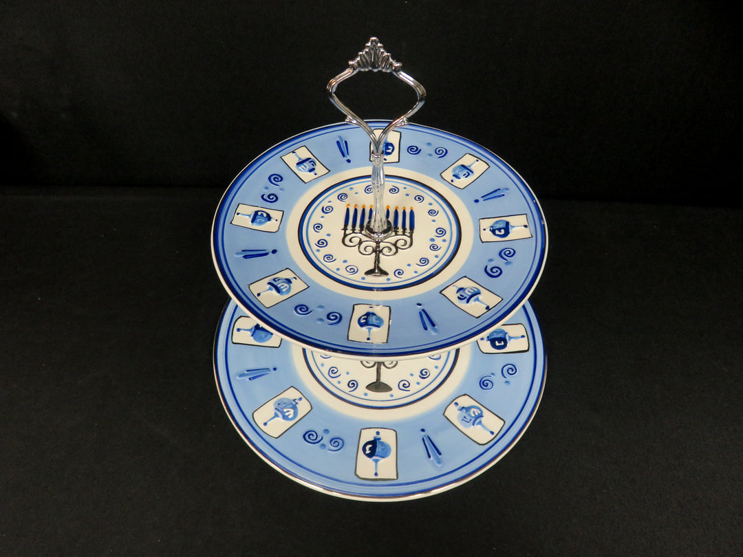 Hanukkah Tiered Plate