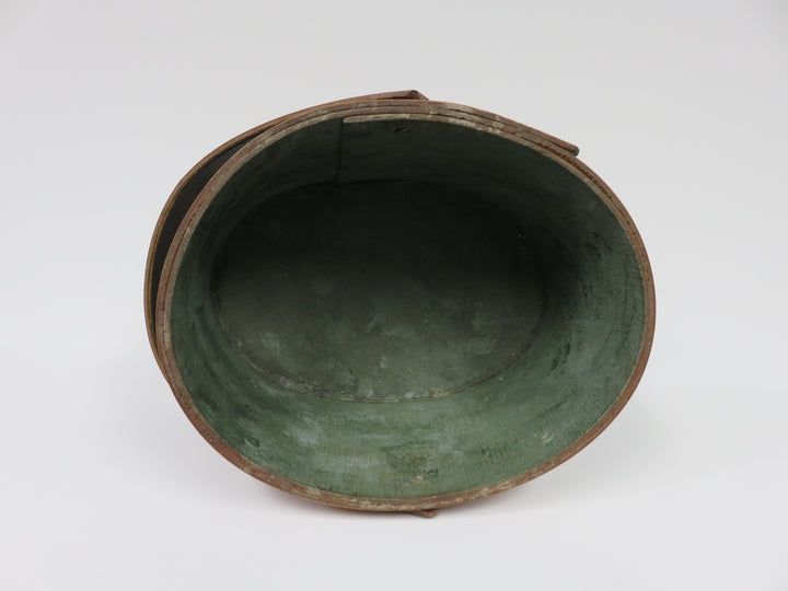 Folk Art Handled Basket