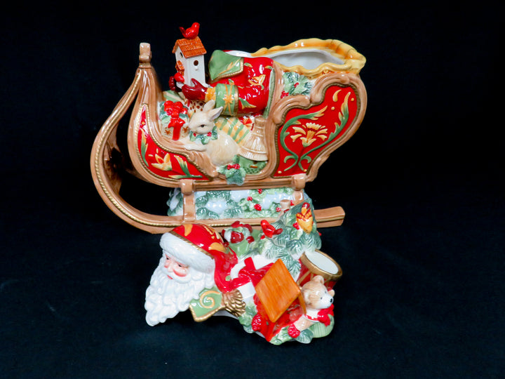Fitz & Floyd Santa Cookie Jar