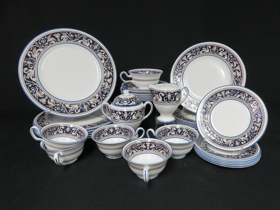 Wedgwood Florentine Cobalt China Set