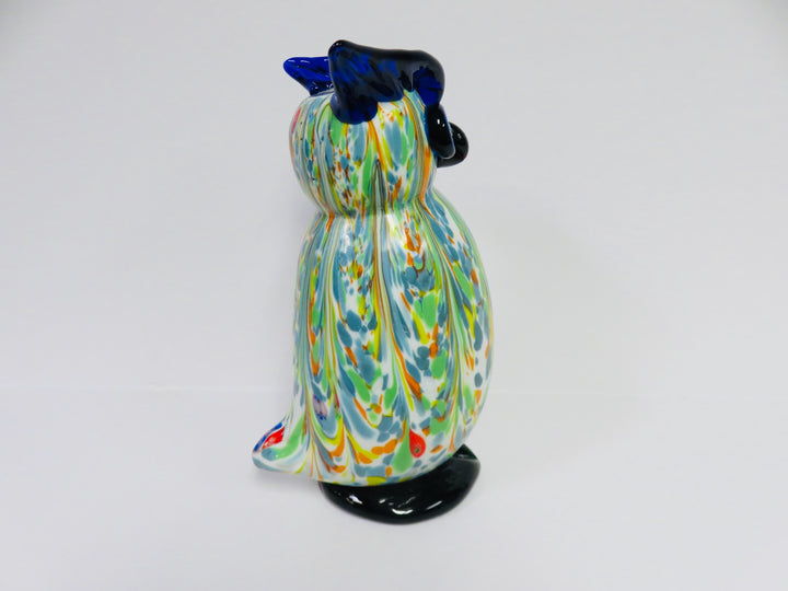 Art Glass Owl Vase