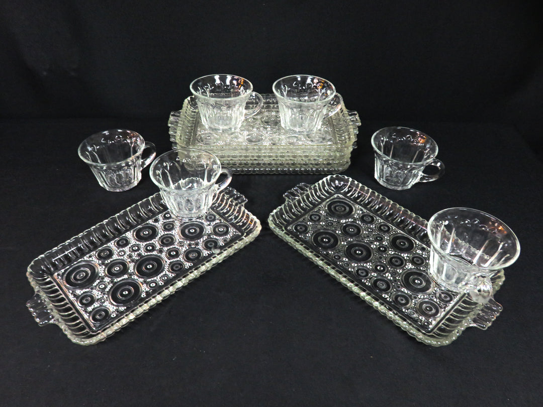 Pressed Glass Sandwich Sets