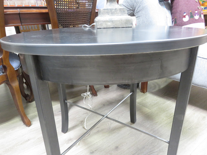 Round Metal Occasional Table