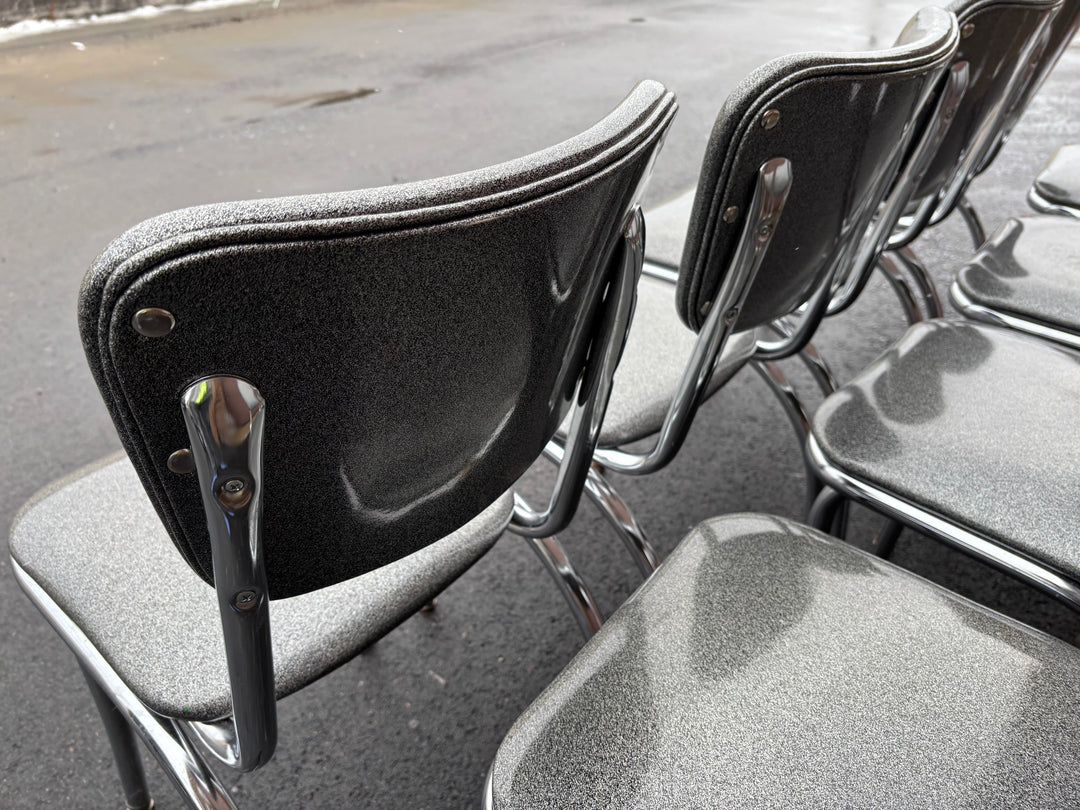 Retro Diner Table & Eight Chairs