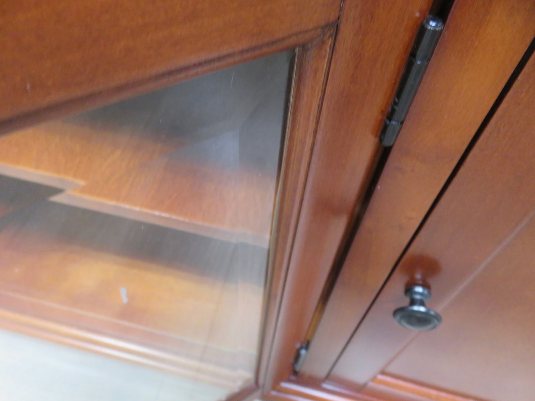 Dark Wood Media Cabinet