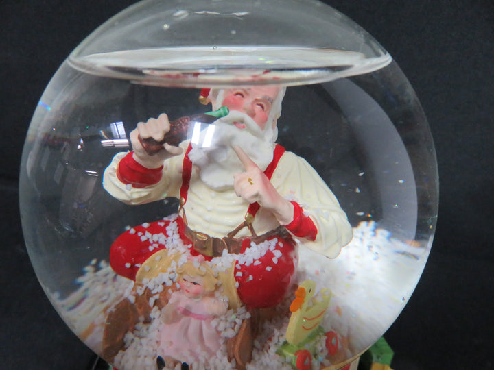"Coca Cola" Santa Musical Snow Globe