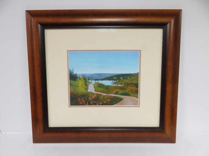 Vibrant Mountain Scene Print