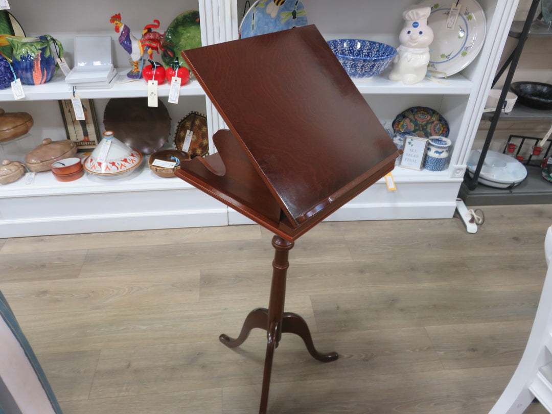 Vintage Mahogany Music/ Book Stand