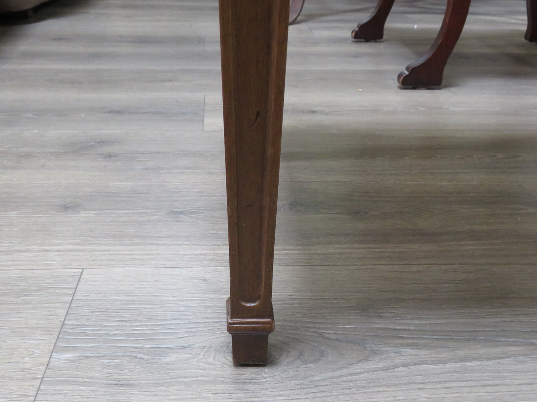 Hardwood Caned Bench