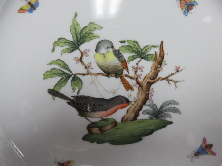 12 Herend Rothschild Bird Dinner Plates