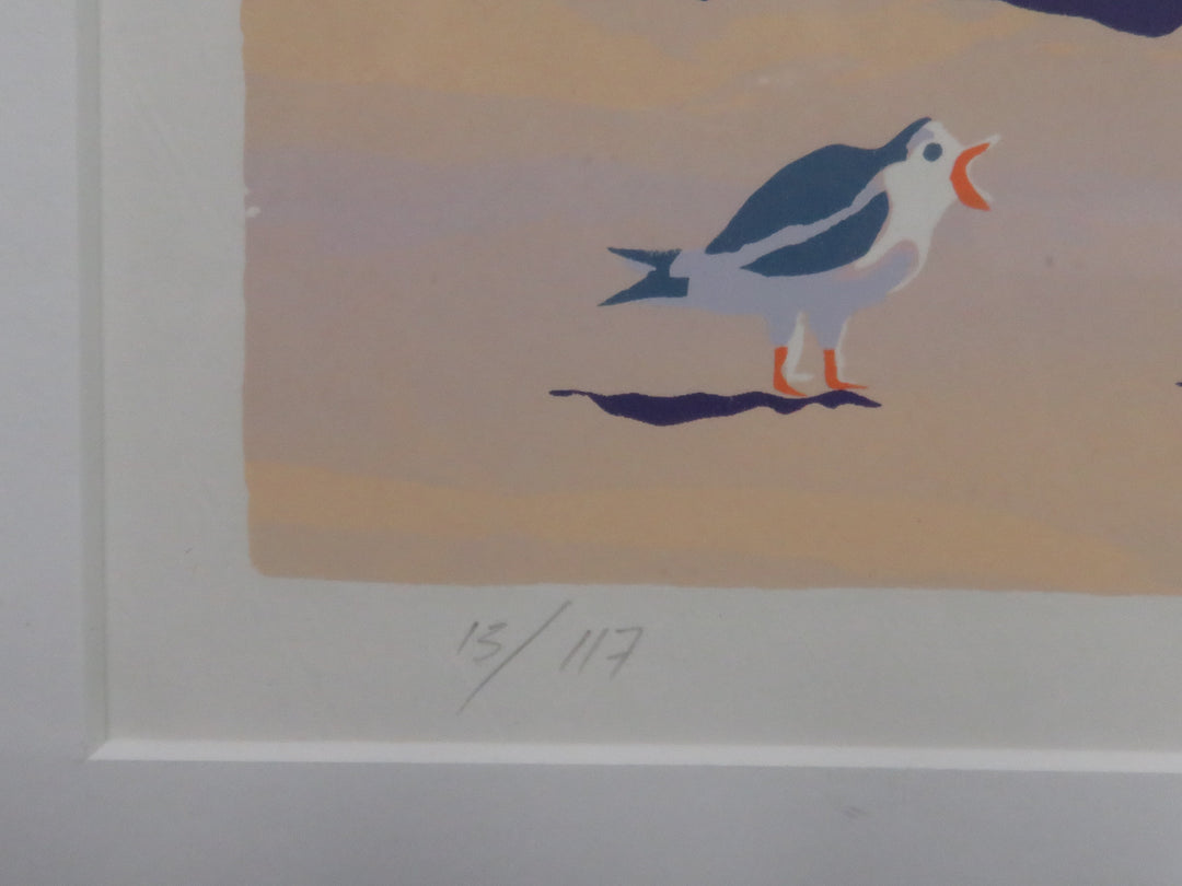 Original "Sea Birds" Serigraph