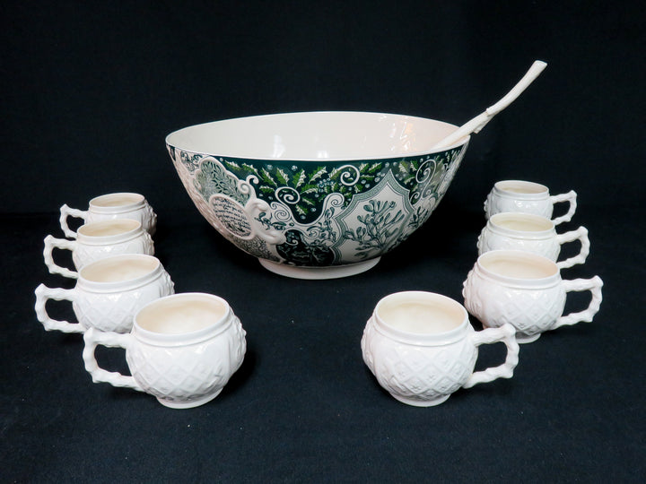 Vaillancourt Wassail Bowl, Ladle and Cups