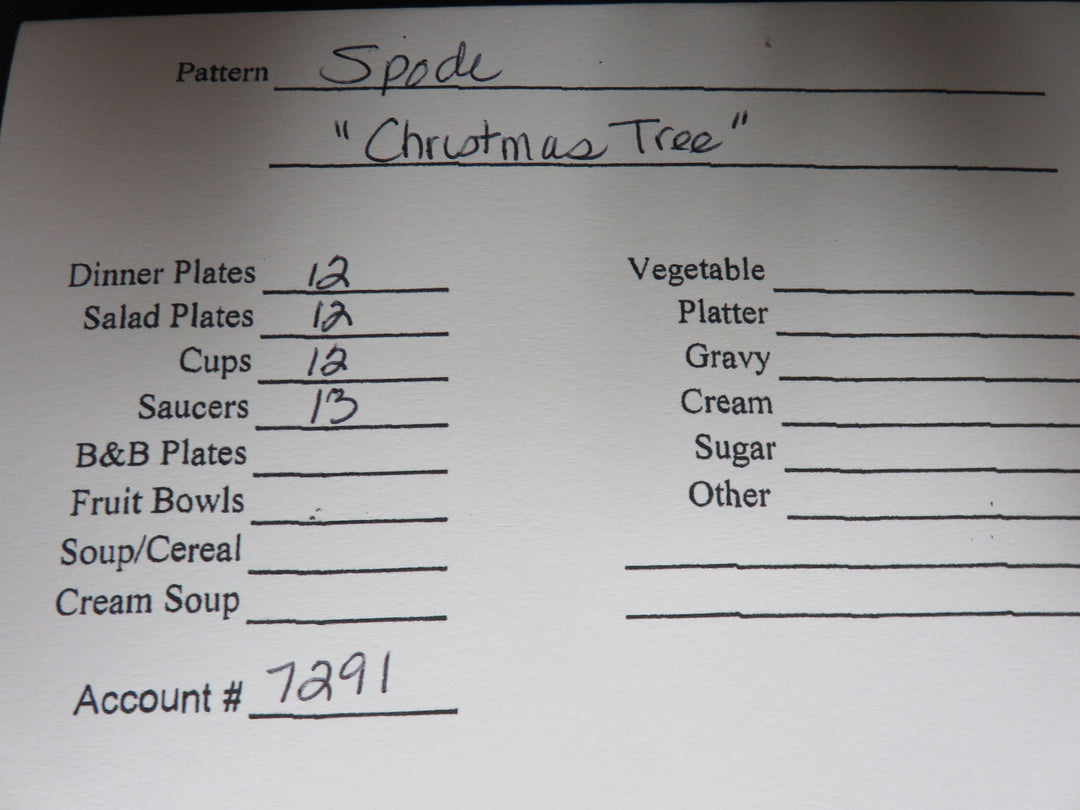 Spode Christmas China Set