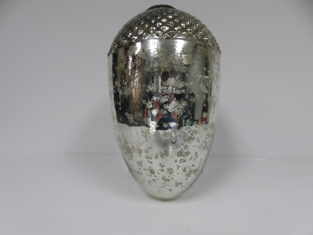 Large Mercury Glass Acorn
