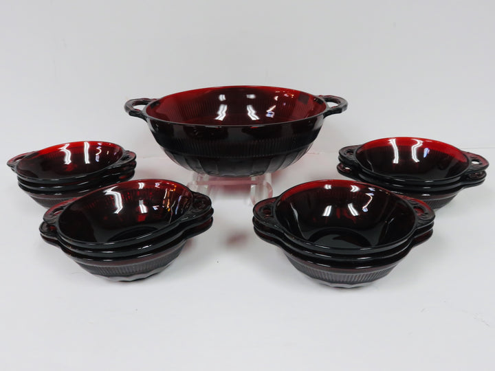 Vintage Anchor Hocking Bowl Set