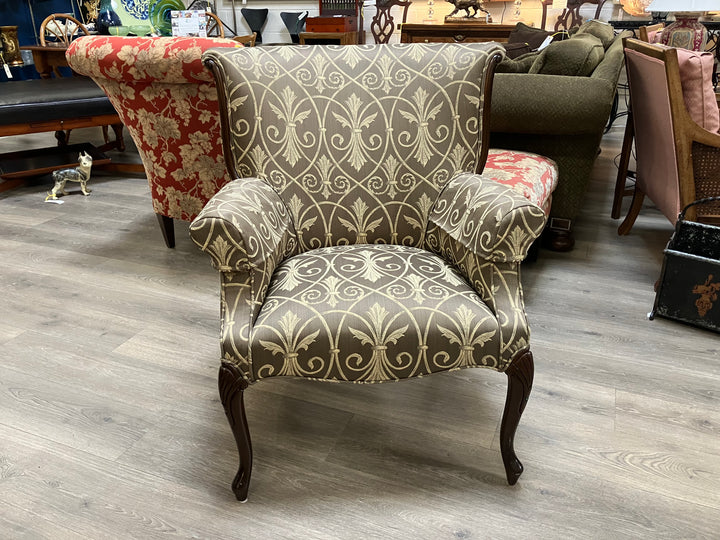 Upholstered Wingback Chair