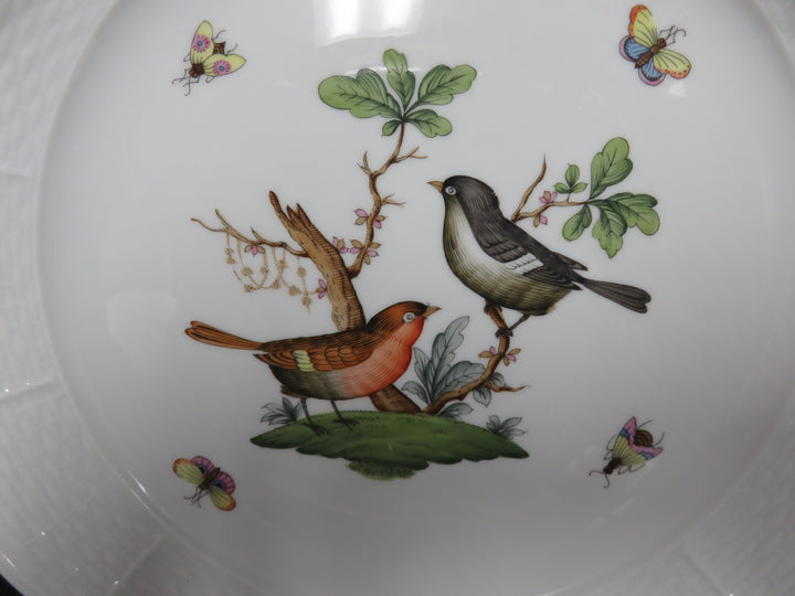 12 Herend Rothschild Bird Dinner Plates