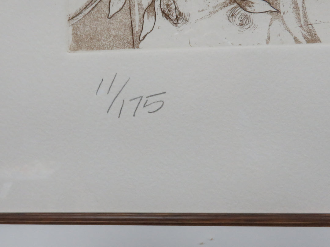 Paris Architectural Etching Print
