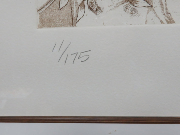 Paris Architectural Etching Print