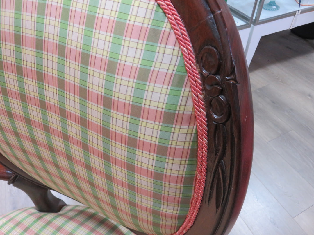 Oval Backed Arm Chair
