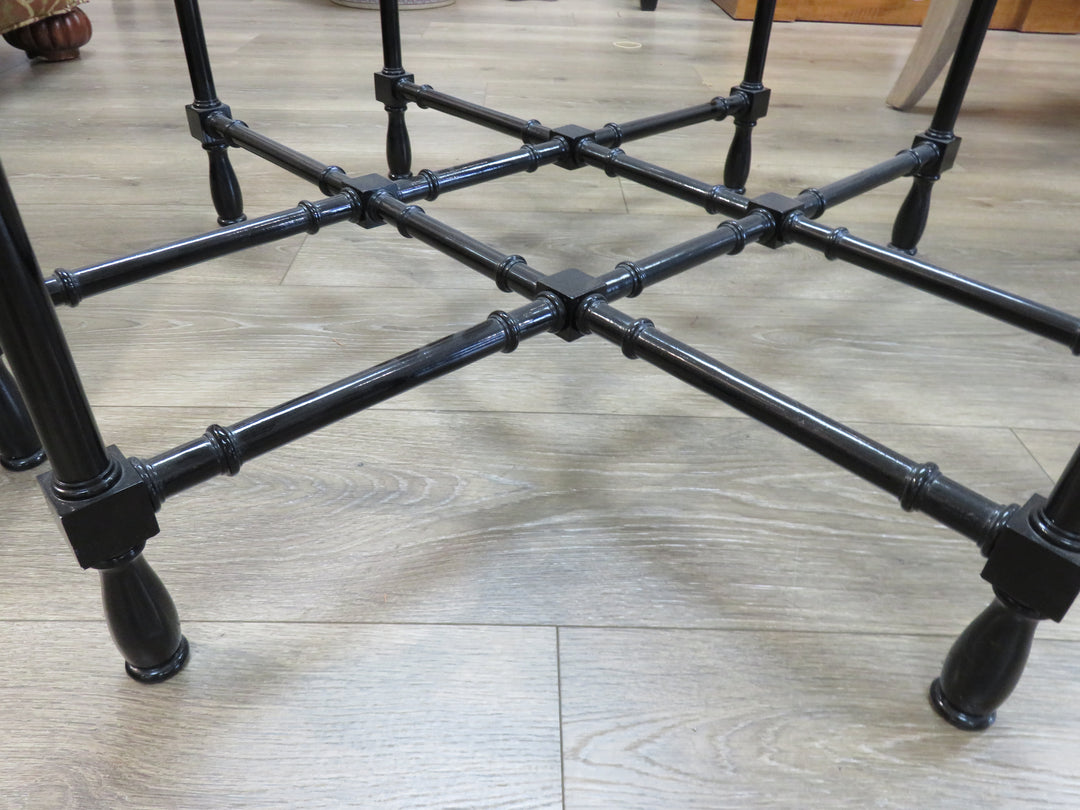Hollywood Regency Faux Bamboo Coffee Table