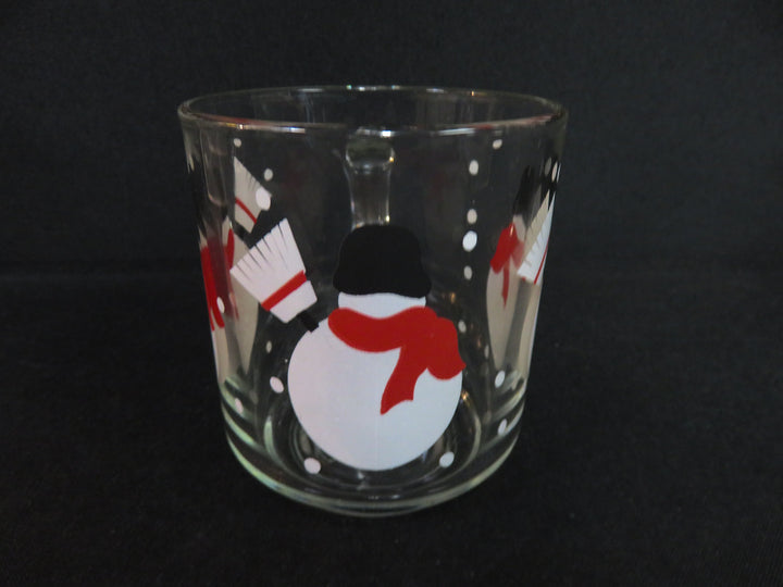Crate & Barrel Snowman Mugs