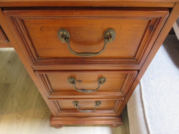 Sligh Leather Topped Executive Desk
