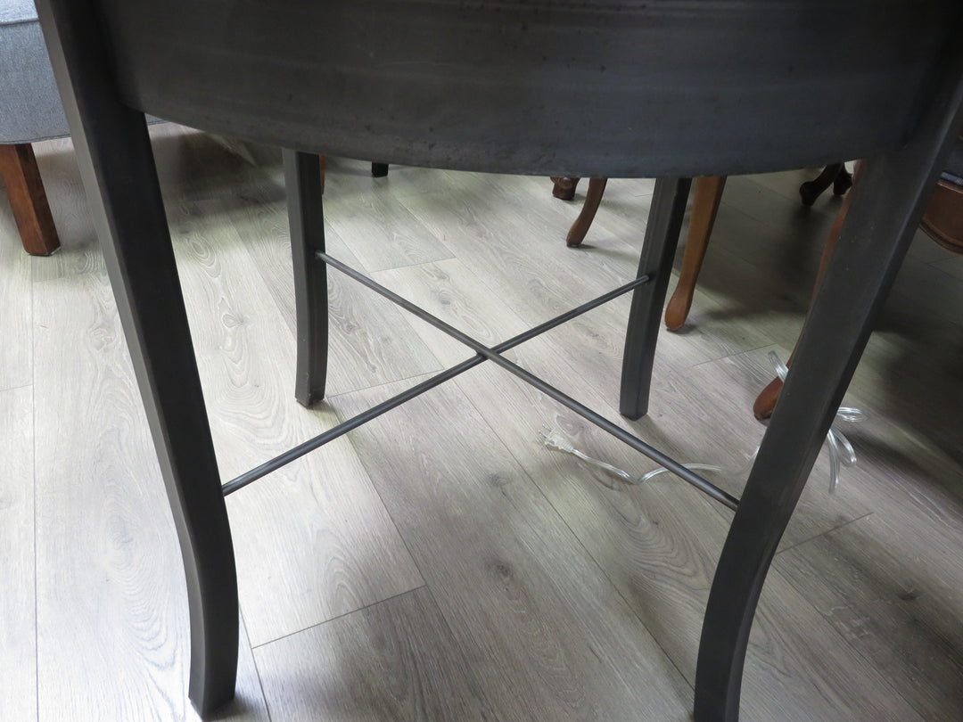 Round Metal Occasional Table