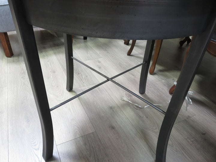 Round Metal Occasional Table