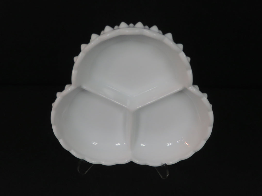 Hobnail Divided Dish