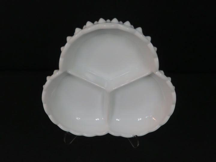 Hobnail Divided Dish