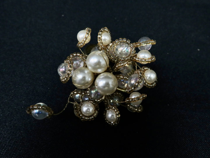 Gold and Pearl Napkin Rings