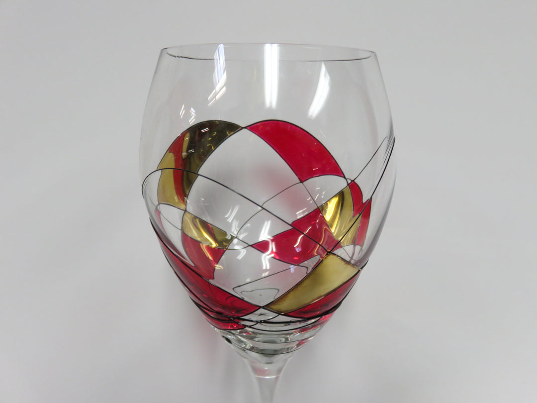 Stained Glass Wine Glasses