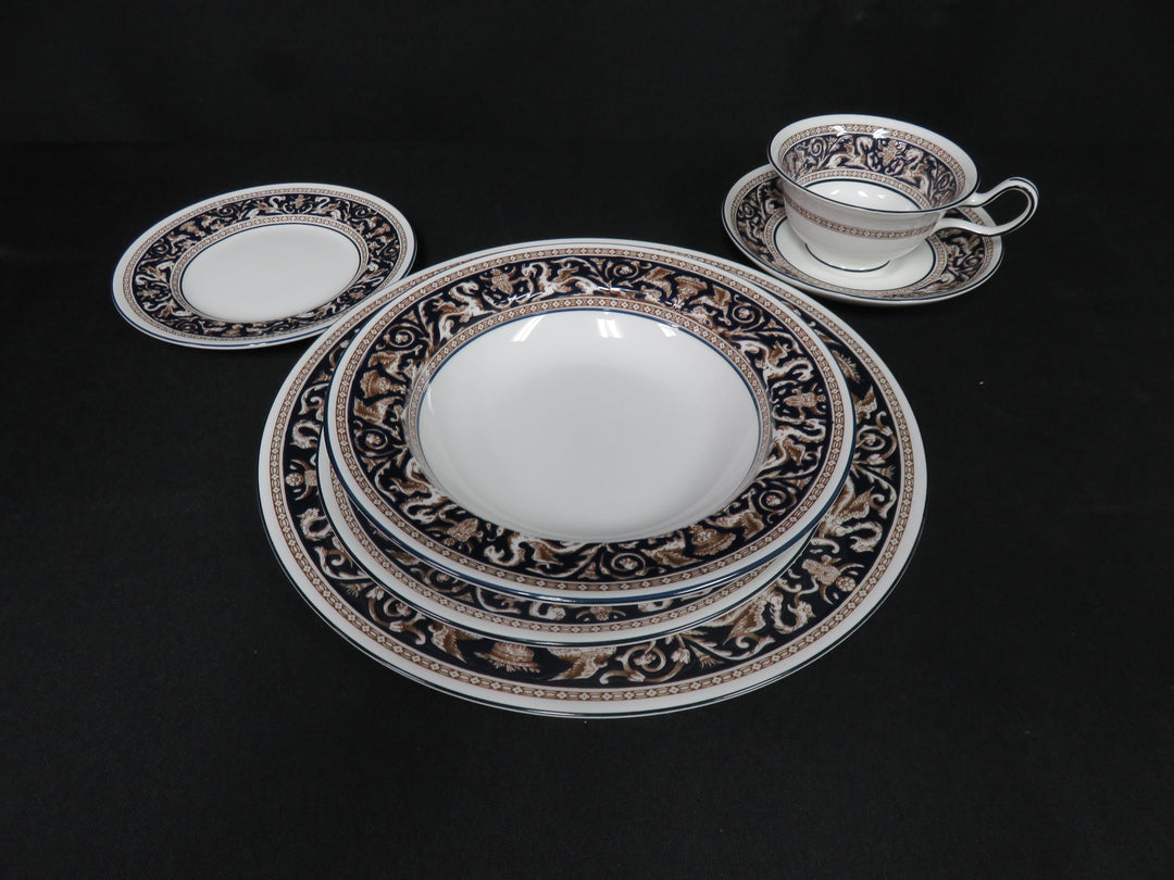Wedgwood Florentine Dark Blue China Set