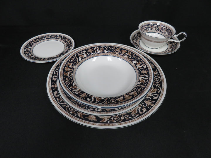 Wedgwood Florentine Dark Blue China Set
