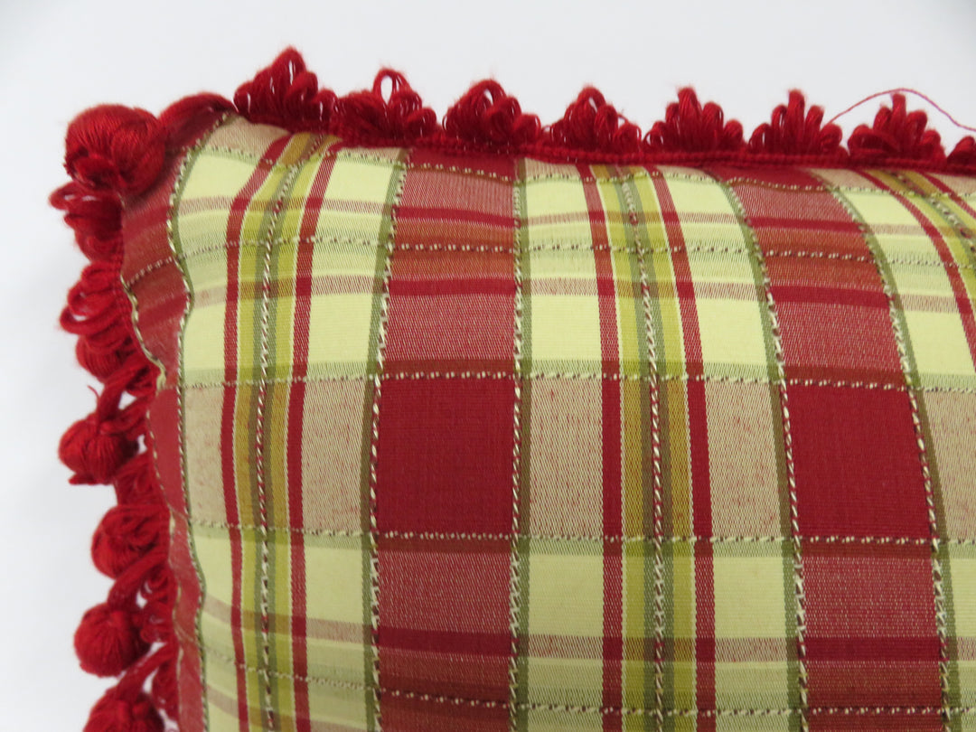 Plaid Throw Pillow