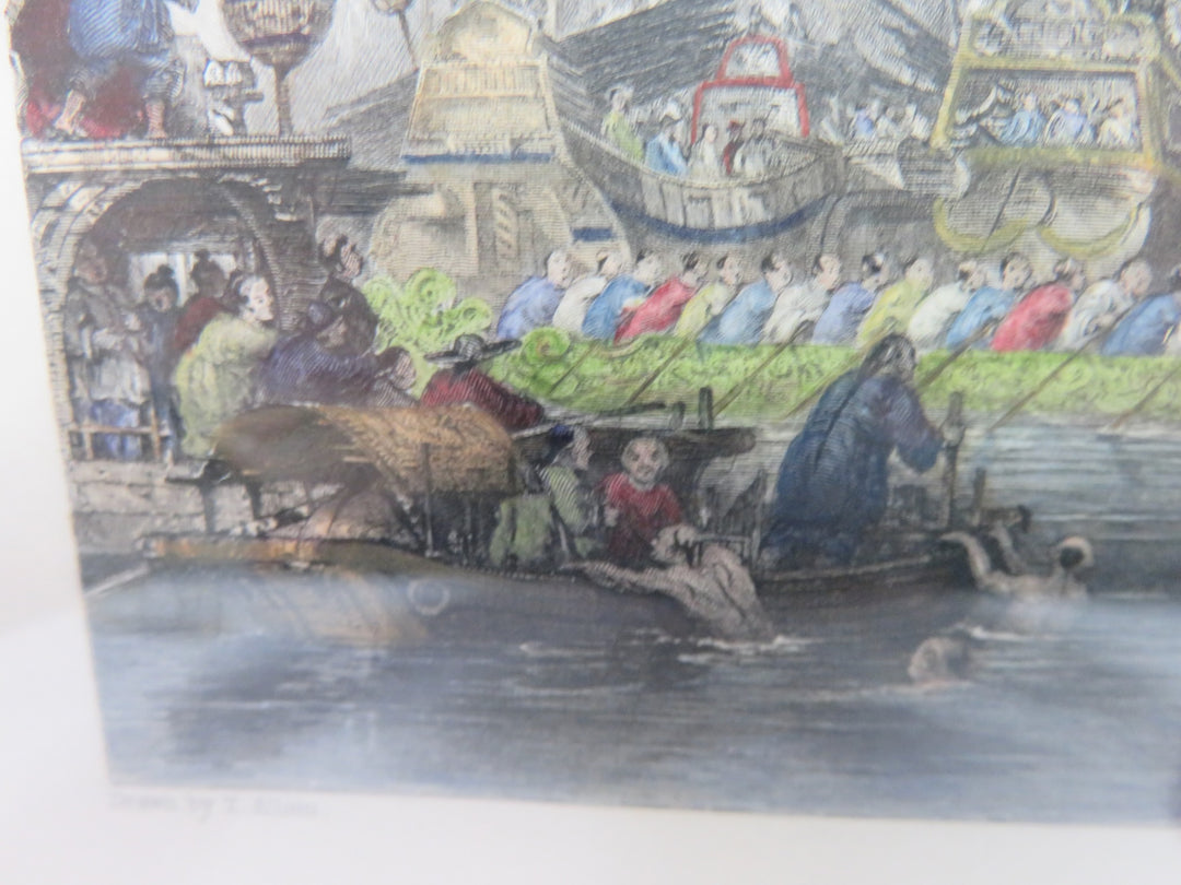 Hand Colored Reporduction Engraving