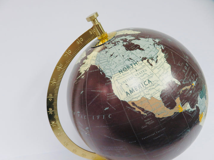 Dark Ocean Spinning Globe