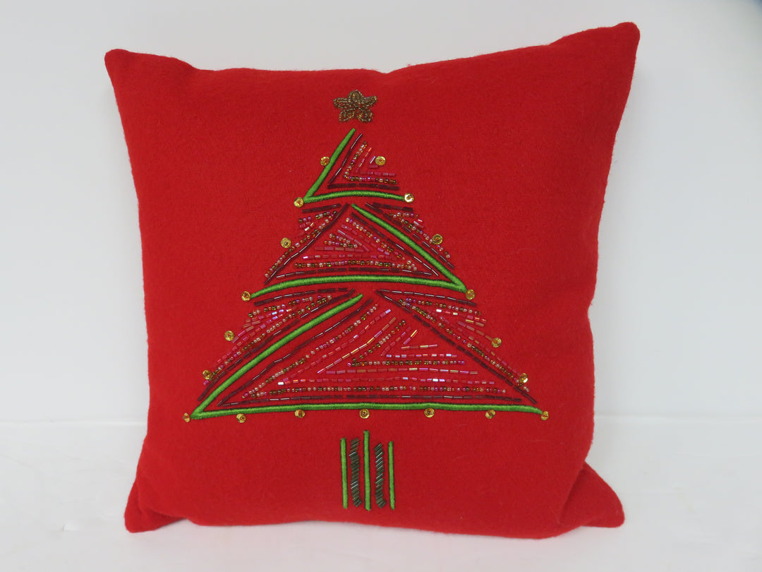Crate & Barrel Christmas Throw Pillow