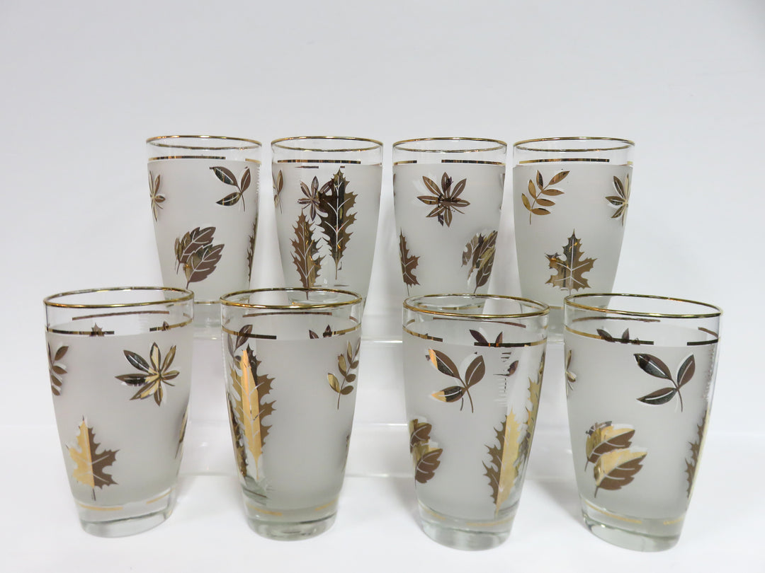Libby Golden Foliage Highball Glasses