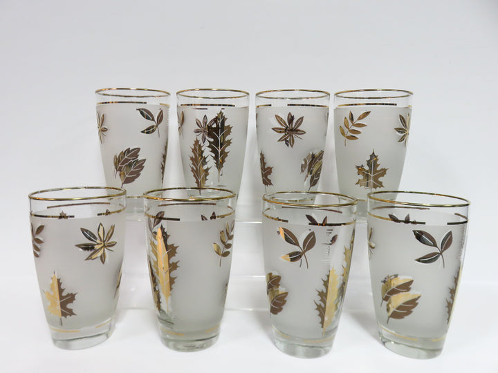 Libby Golden Foliage Highball Glasses