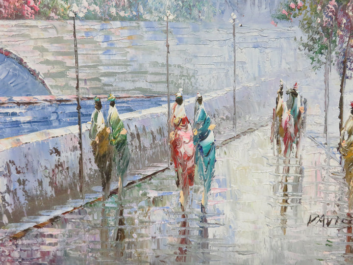 Impressionist Style Oil Painting on Canvas