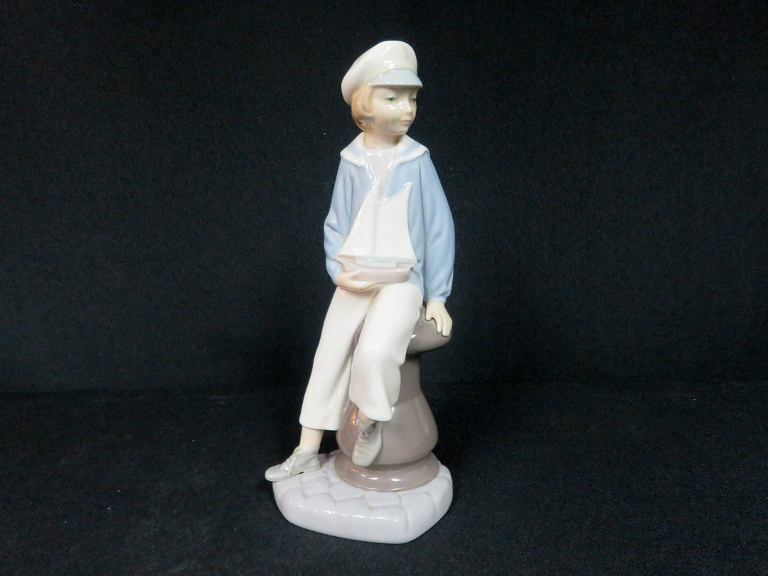 Lladró Sailor with Sailboat