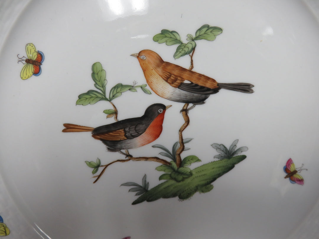 12 Herend Rothschild Bird Dinner Plates