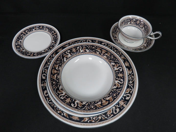 Wedgwood Florentine Dark Blue China Set