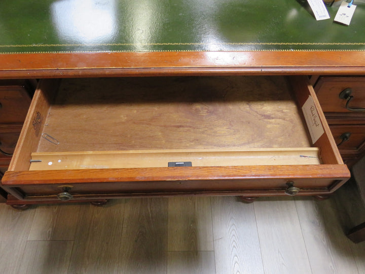 Sligh Leather Topped Executive Desk
