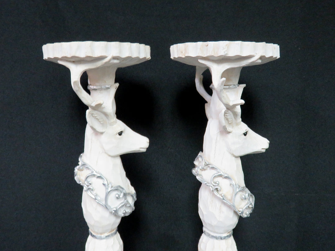 Stag Candleholders