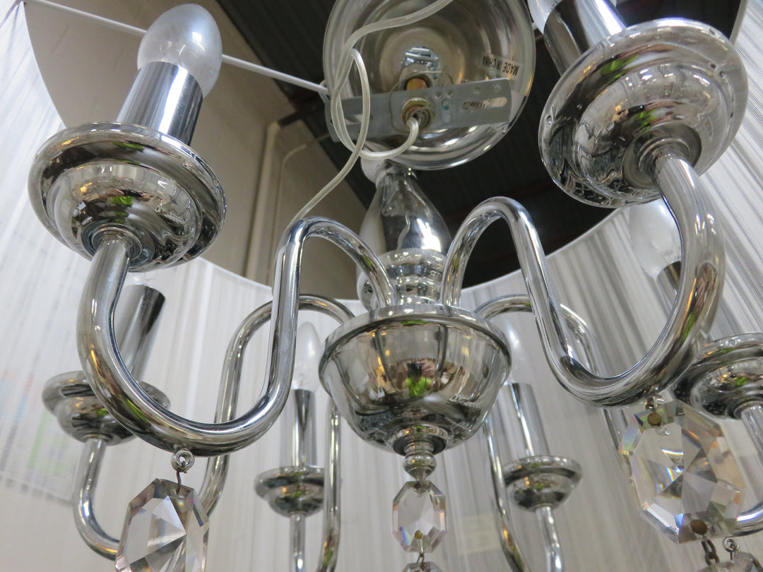 Drum Shade 6-Arm Chandelier
