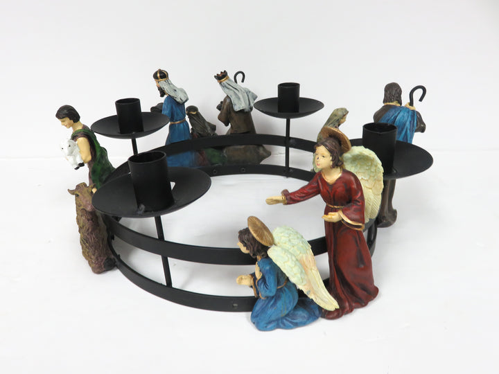 Nativity Scene Candleholder
