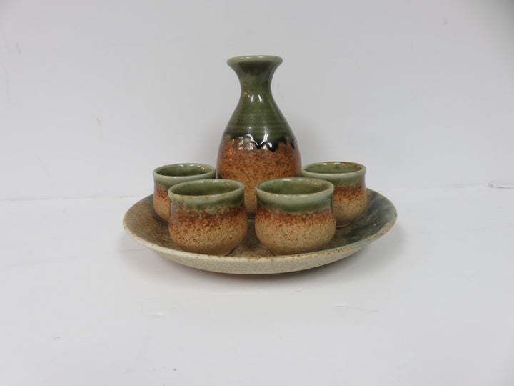Drip Glaze Sake Set